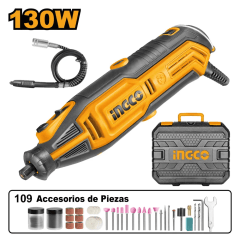 Mini Torno 130 W Modelo Con 109 Accesorios Ingco