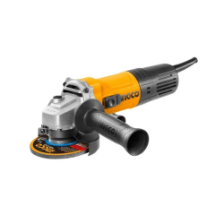 Esmeriladora Angular Ingco Eléctrica Ag75028 De 60 Hz Color Naranja 750 W + Accesorio