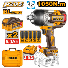 CIWLI20105 LLAVE DE IMPACTO 20V 1050N.M. +BAT+CARGADO R+SOCKET+MAL ETIN