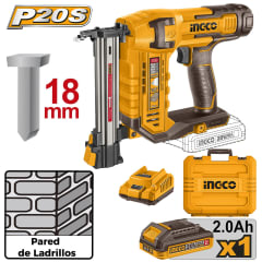 CSTLI3808
Clavadora de hormigón a batería 20V 2nails/s