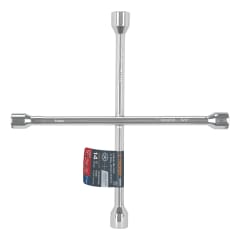 LLCR-14 Llave de cruz 14 pulida y cromada, Truper