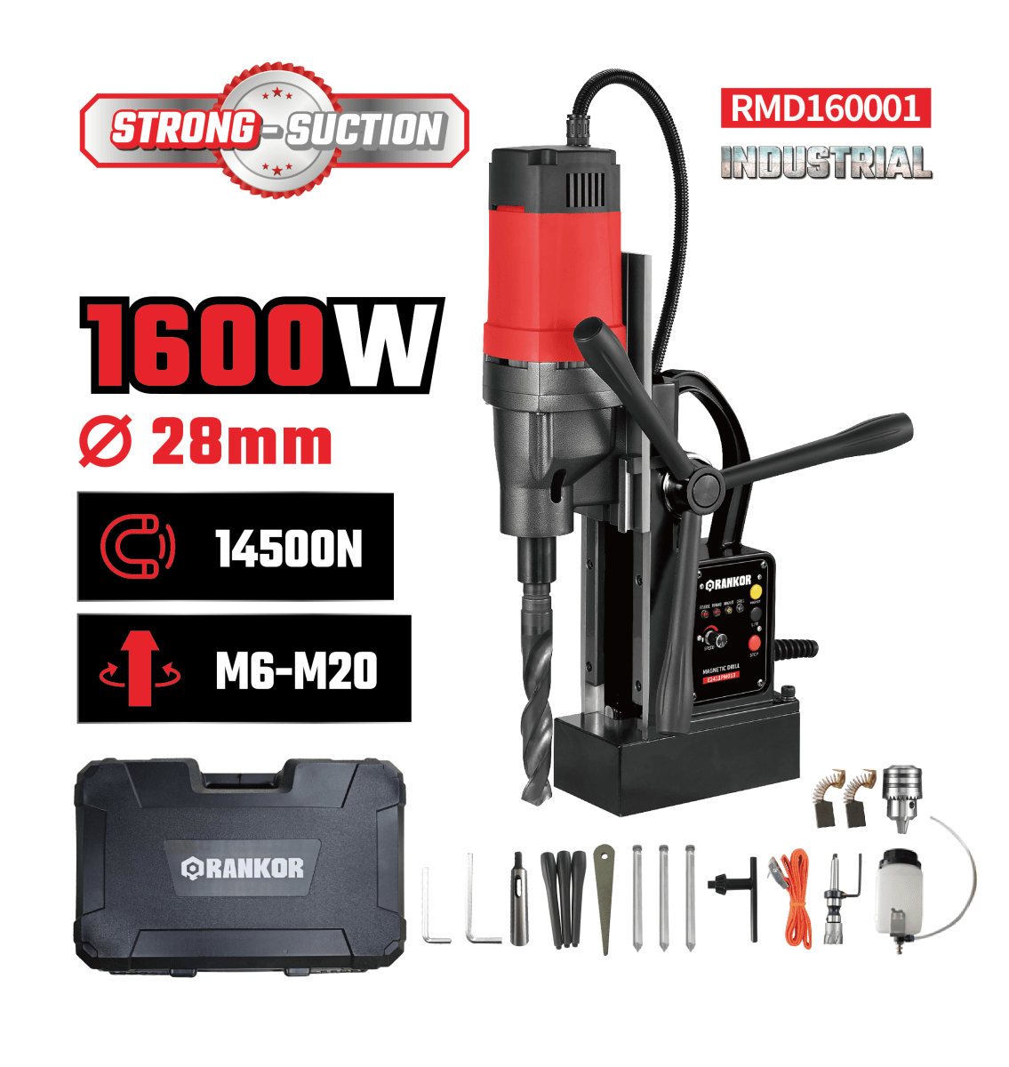 Taladro magnético 1600W RMD1600012