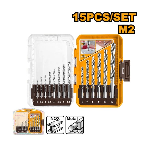 AKDL51508 15PCS/SET DE BROCAS HSS M21