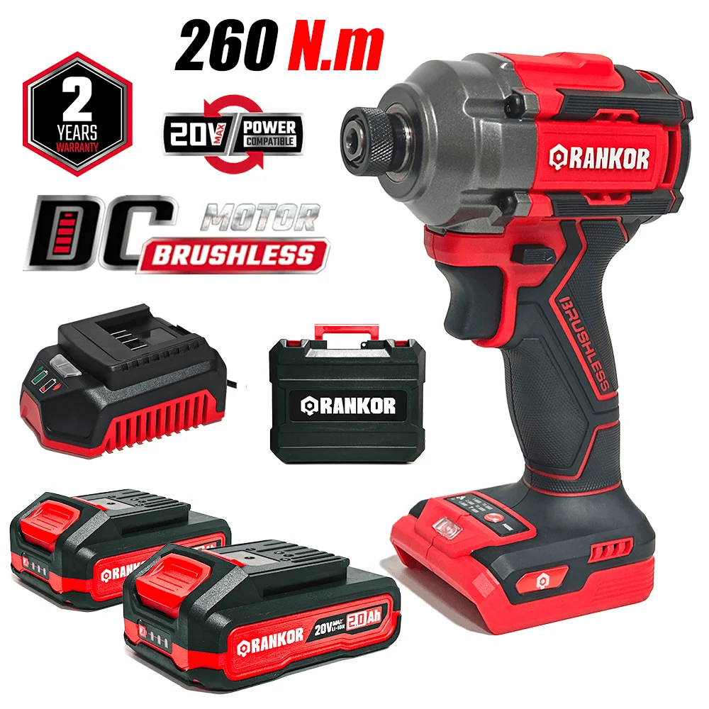 Atornillador de impacto 20v litio 260nm RLIS202013