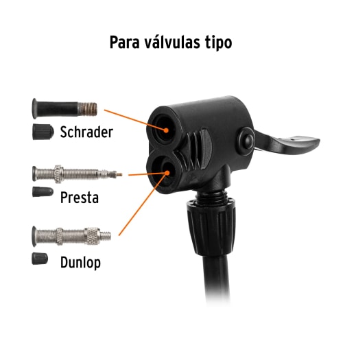 Inflador de pedal 60 PSI, Truper4