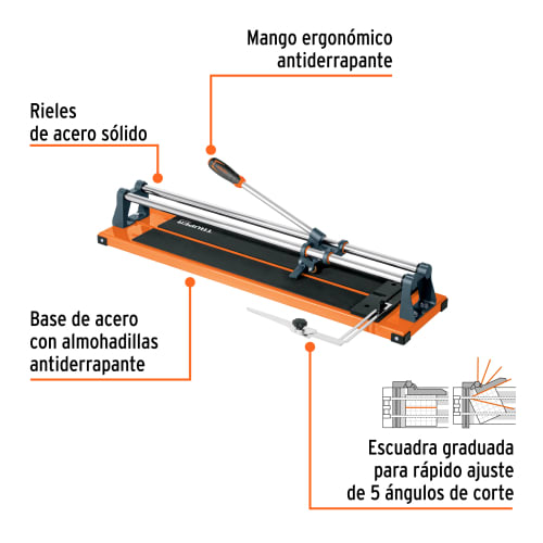 Cortapisos de mayólica de 24 (61 cm), Truper2