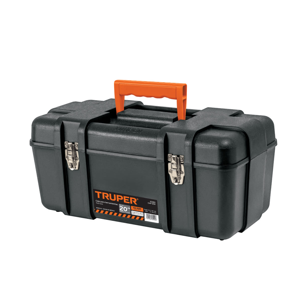 Caja Para Herramienta De 20 Broches Mecánicos Truper 10380 Color Negro1