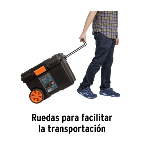 Caja para herramienta de 23 con ruedas y mango telescópico5
