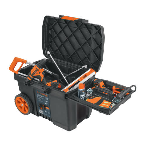 Caja para herramienta de 23 con ruedas y mango telescópico1