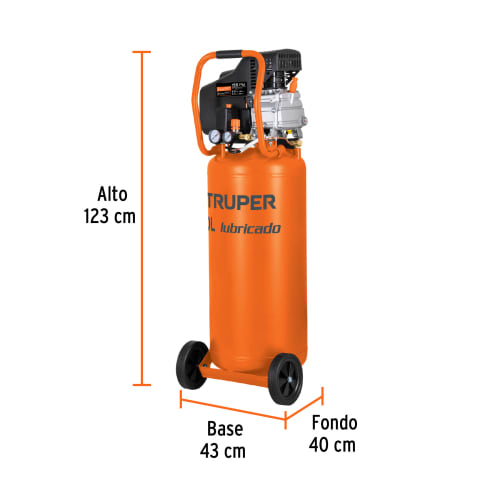 Compresora vertical, 80 L, 3-1/2 HP (potencia máxima ), 220V, Truper3
