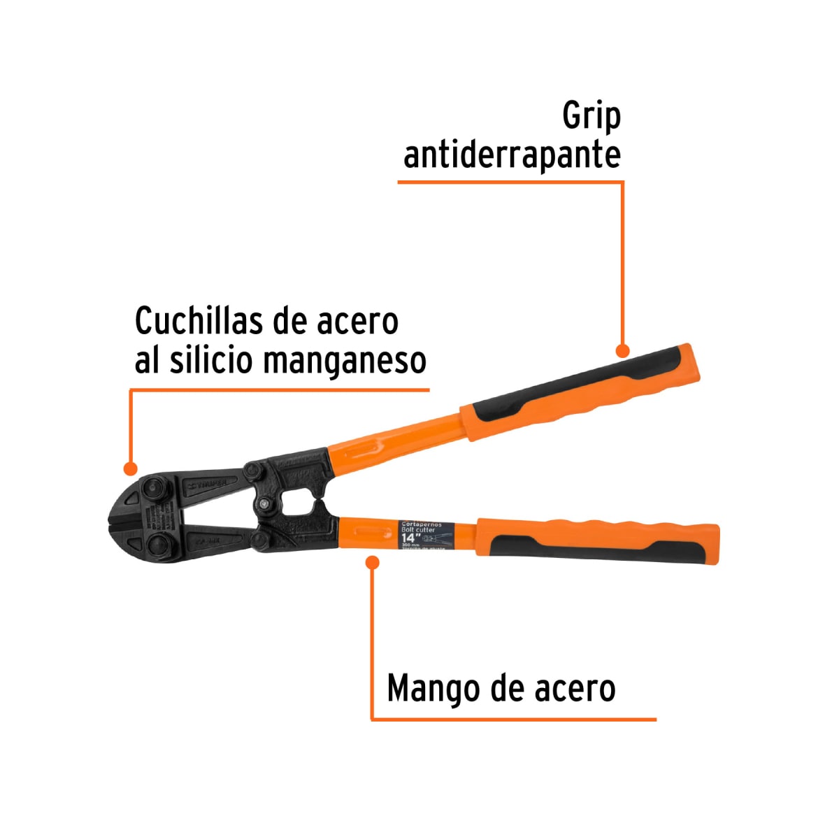 Cizalla profesional de 14, Truper3