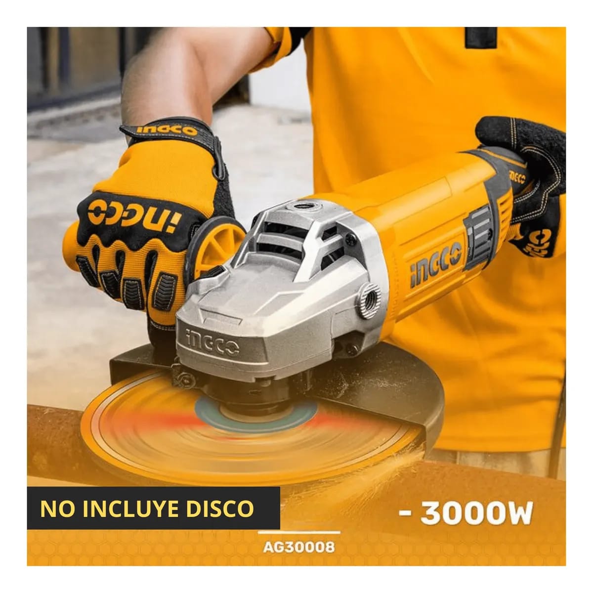 AG30008 AMOLADORA ANGULAR 3000W 92