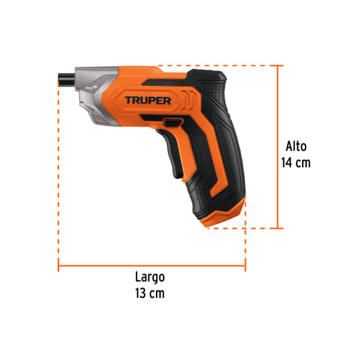 Destornillador inalámbrico 3.6V, 220V, Truper3