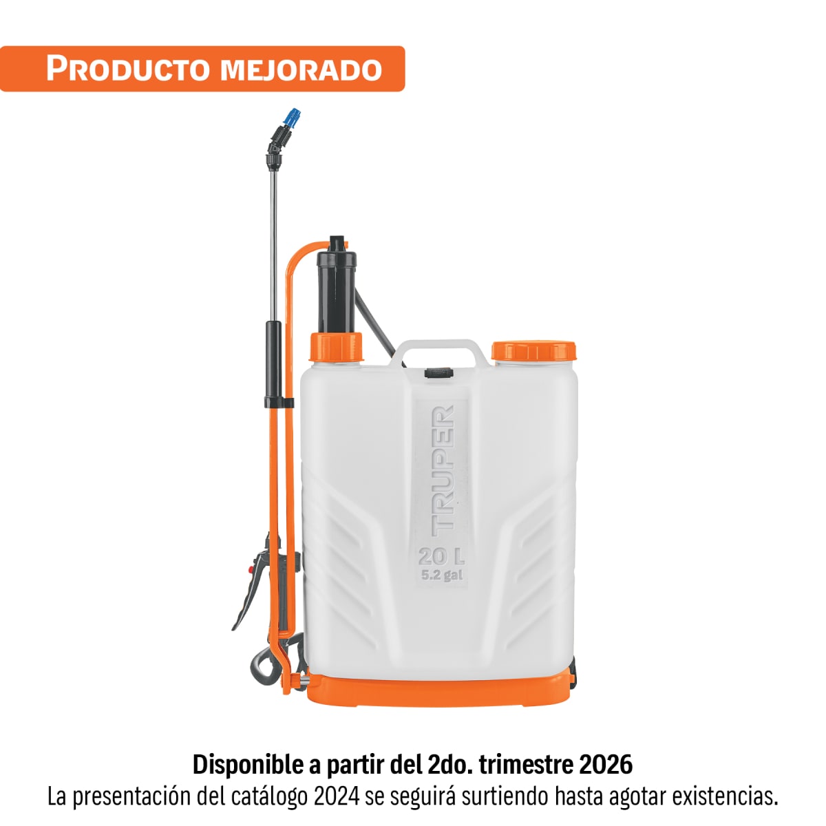 Fumigador de 20 L manual de mochila, Truper1