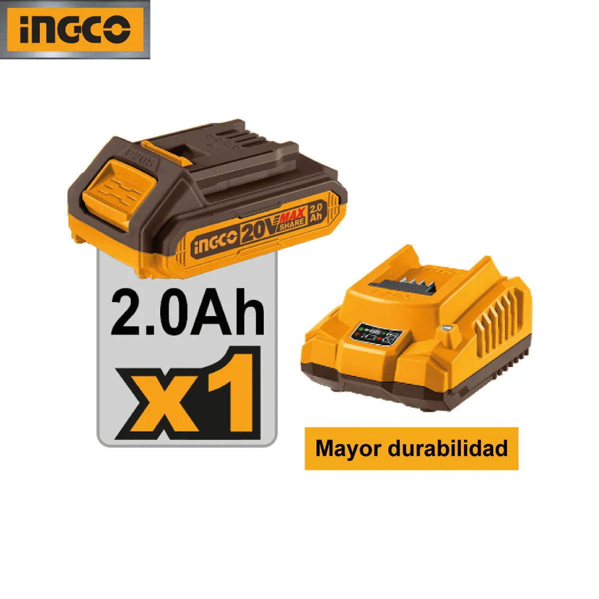 CDLI200518
Taladro inalámbrico 20V+CARGADOR
+BATERIA2.0Ah ACC15+15
