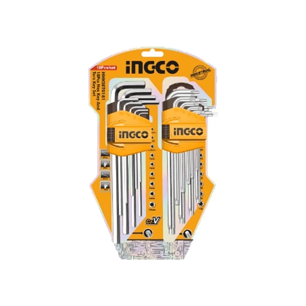 HHKSET0181 JUEGO COMBINADO 9
LLAVE ALLEN 9 LLAVE TORX1