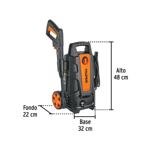Hidrolavadora eléctrica 1500 PSI, 220 V, Truper4