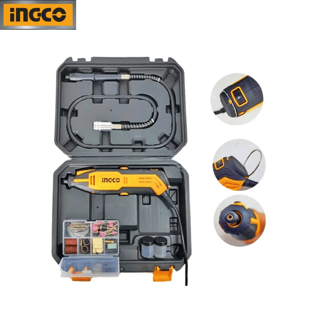 Mini Torno 130 W Modelo Con 109 Accesorios Ingco3