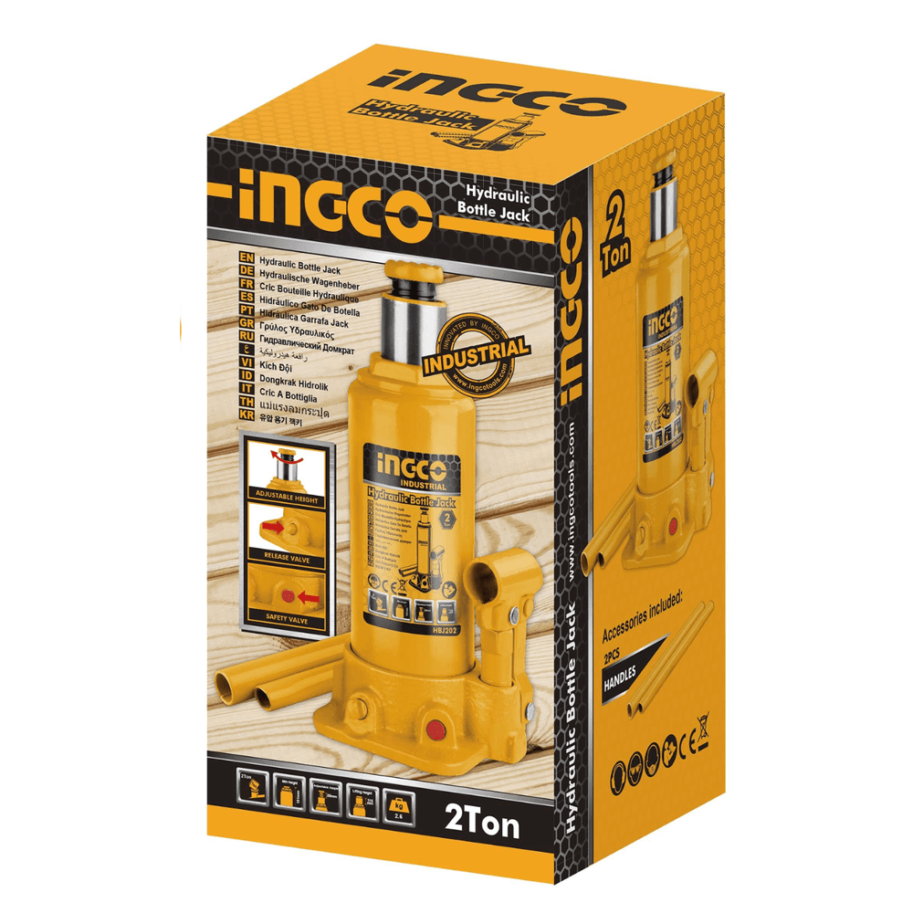 Gata Hidráulica Tipo Botella INGCO HBJ2024