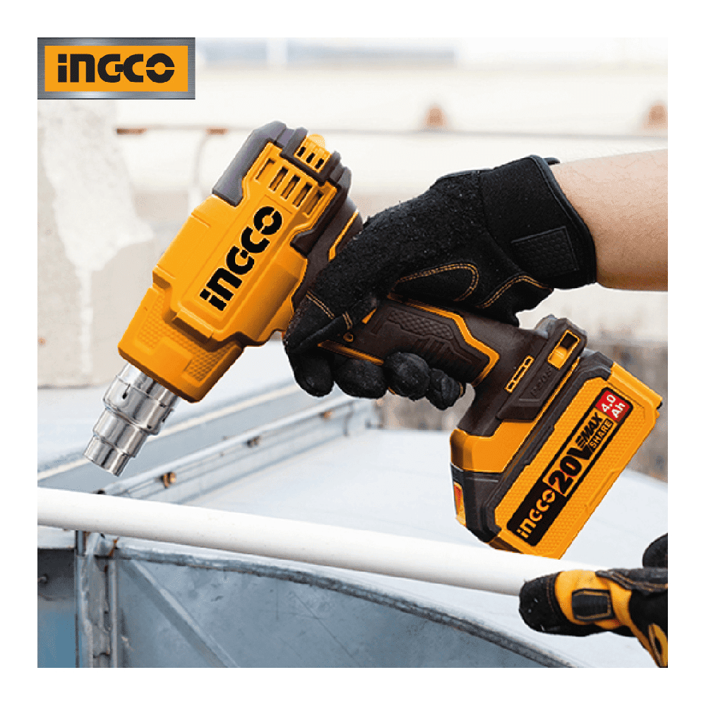 HGLI20025 Pistola de Calor 20V CON BATERIA 4.0Ah y
cargador4