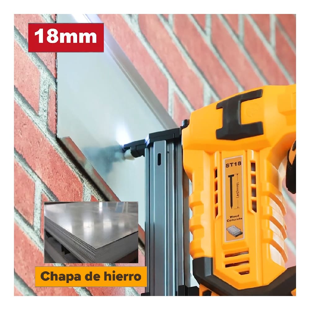 CSTLI3808
Clavadora de hormigón a batería 20V 2nails/s2