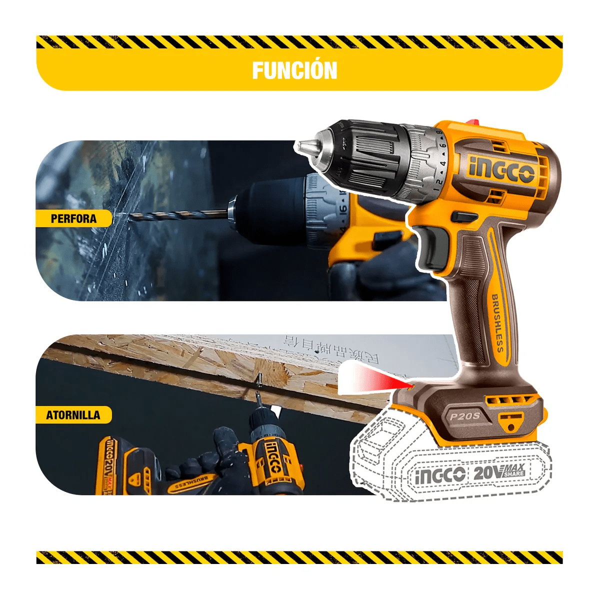 COSLI240685 Kit combinado inalámbrico de 3 PCS CMLI2022, CDLI204531 Y CVLI2012613