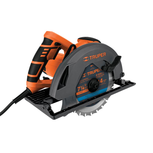 Sierra circular profesional 7-1/4 de 1500 W, 220 V, Truper1