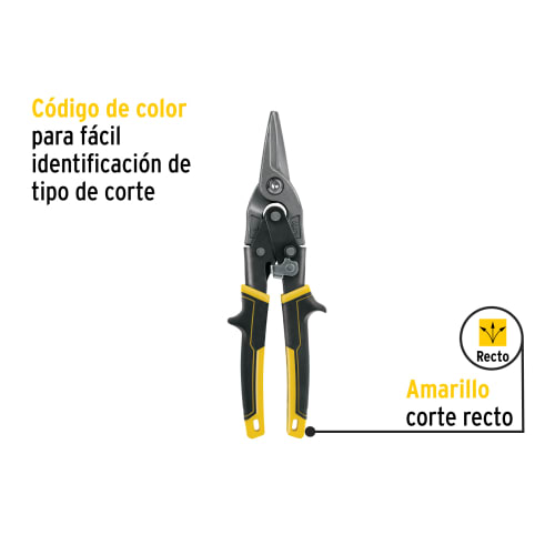 Tijera de aviación 9 1/2 corte recto, Truper2