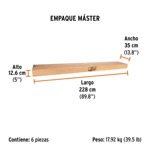 Tijera con mango telescópico de 3.6 m fibra vidrio, Truper2