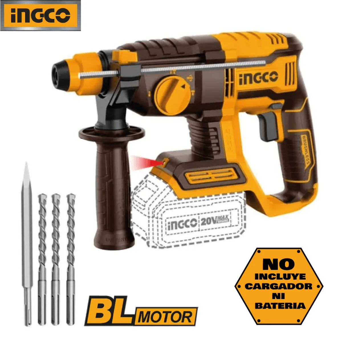CRHLI20208 ROTOMARTILLO A BATERIA 20VOLT2.0J1