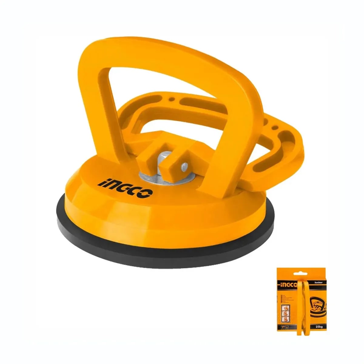 Ventosa Sopapa Para Cargar Vidrio 25kg 1copa Ingco Sucker1