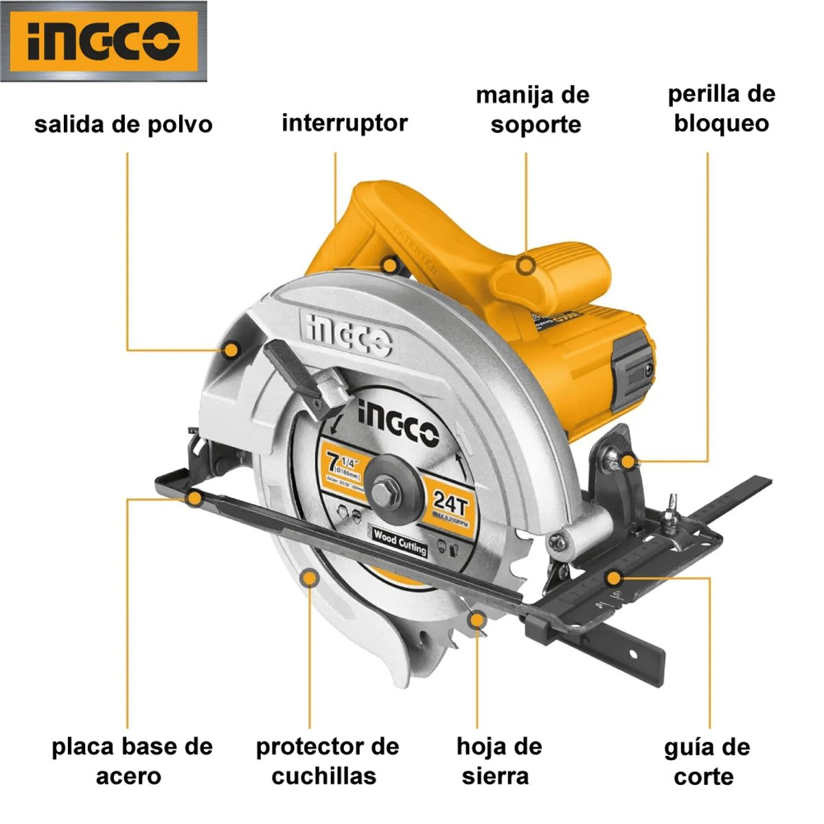 CS18538 SIERRA CIRCULAR 7 1/4 1400W2