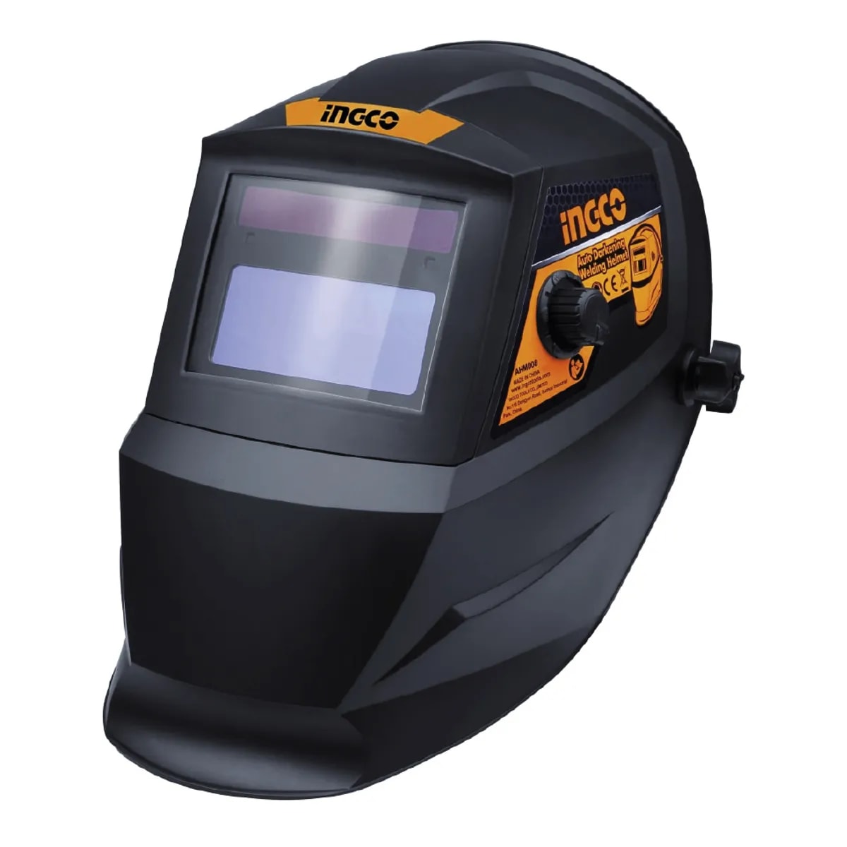 Casco Careta Para Soldar Fotosensible Automatico Ingco Color Negro Liso1
