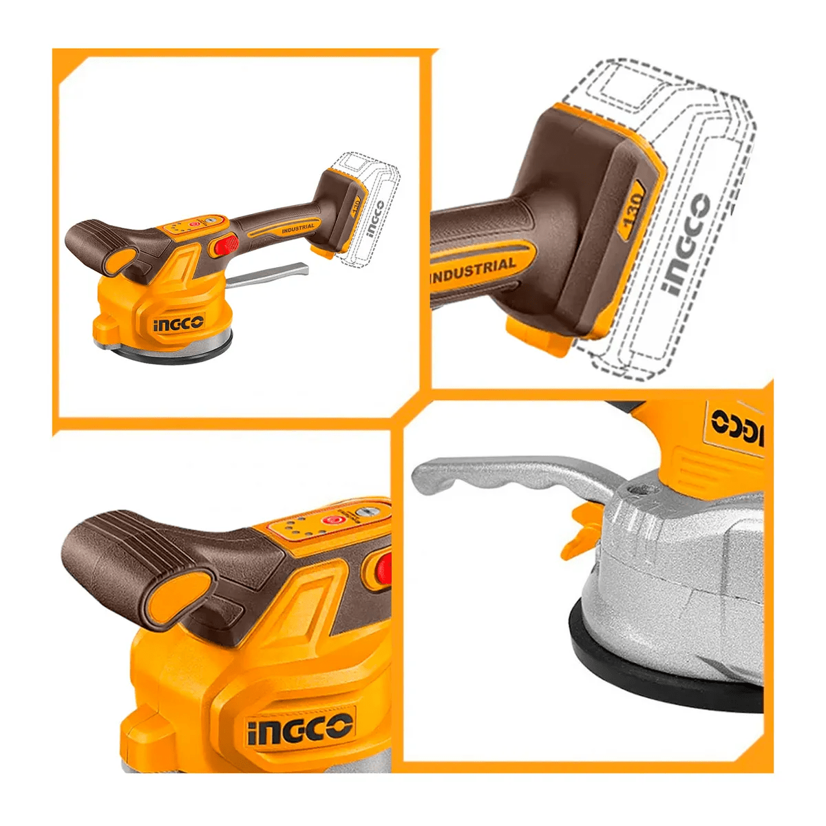 CTVLI2001
Máquina vibradora de baldosas inalámbrica 20V 130MM(5-1/9'')
60KG SOLO2