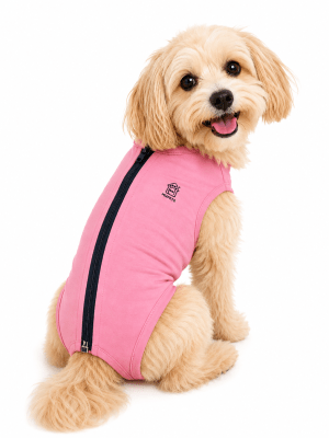 FAJA POST OPERATORIA PERRO HEMBRA PALO ROSA ALGODÓN1