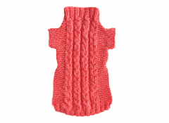 CHOMPA TEJIDO  MANUAL CORAL