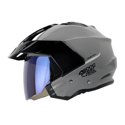 SHAFT OPEN FACE SH227 GRIS BRILLO1