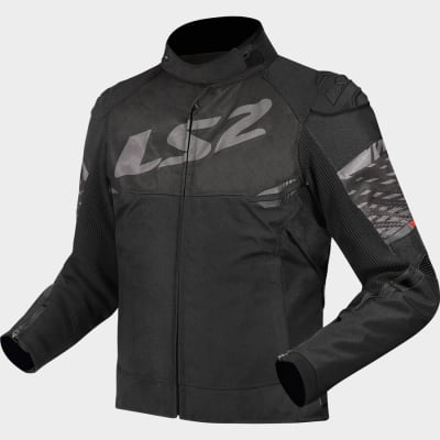CASACA LS2 APEX MUJER NEGRO GRIS2
