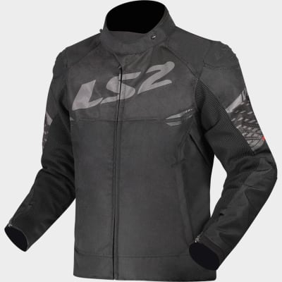 CASACA LS2 APEX HOMBRE NEGRO GRIS2