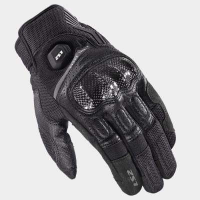 GUANTES LS2 ATOM NEGRO2