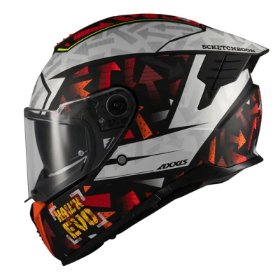 AXXIS HAWK SV SKETCHBOOK BLANCO/NARANJA BRILLO3