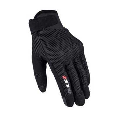 GUANTES LS2 HOMBRE RAY NEGRO2