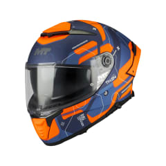 MT THUNDER 4 LUMEX NARANJA AZUL MATE