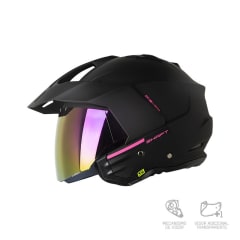 SHAFT OPEN FACE SH227 NEGRO ROSADO MATE