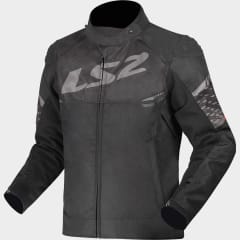 CASACA LS2 APEX HOMBRE NEGRO GRIS