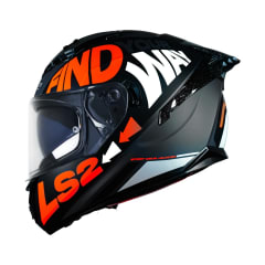 LS2 FF806 FUSION SIMZ NEON NARANJA