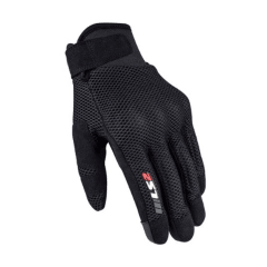 GUANTES LS2 HOMBRE RAY NEGRO