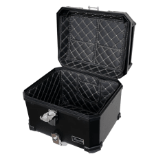 CAJUELA TOP CASE XKUDO CUADRADADA ABS DOBLE CHAPA BASE ALUMINIO
