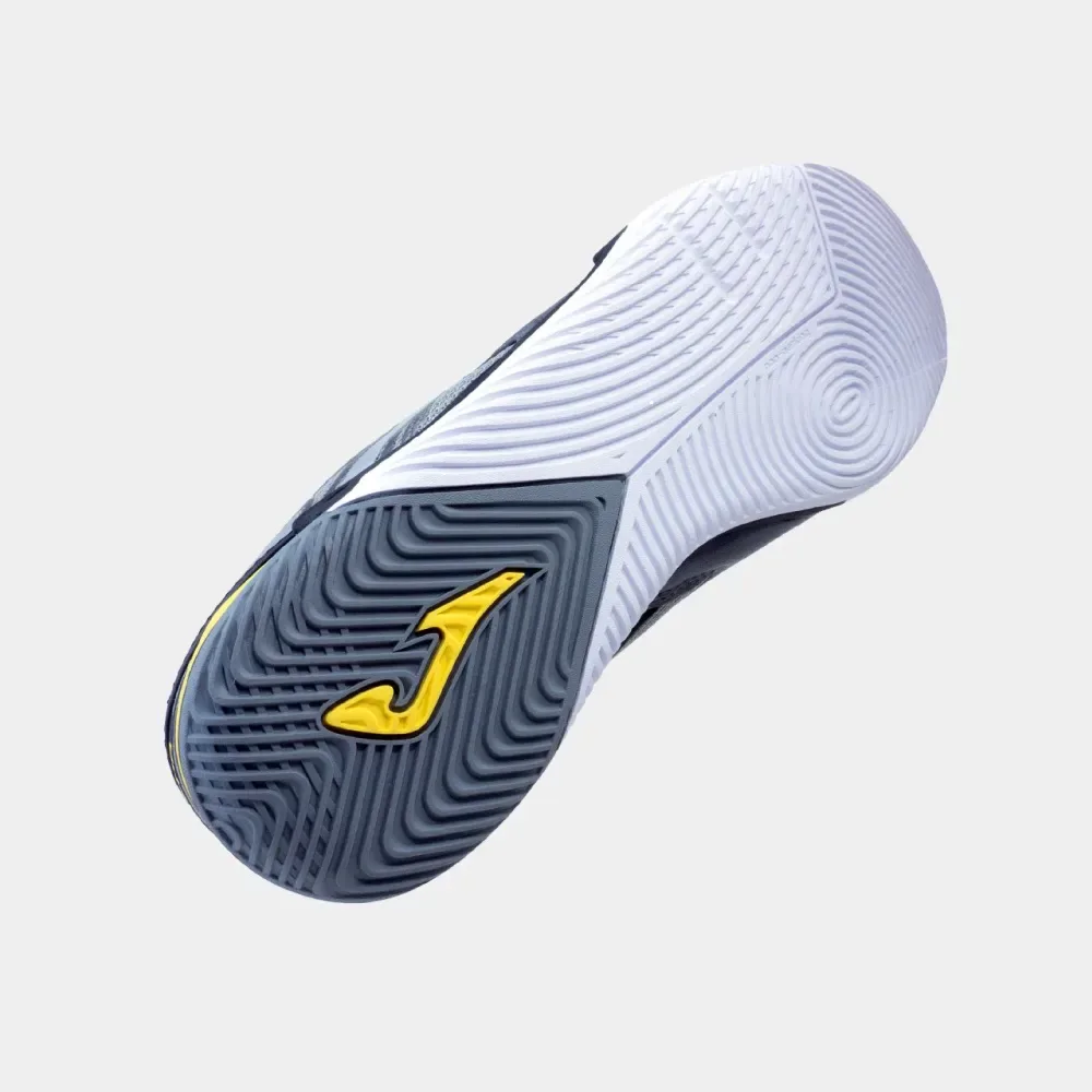 ZAPATILLA FUTBOL JOMA CANCHA 2612 PLATA INDOOR - CANS2612IN4