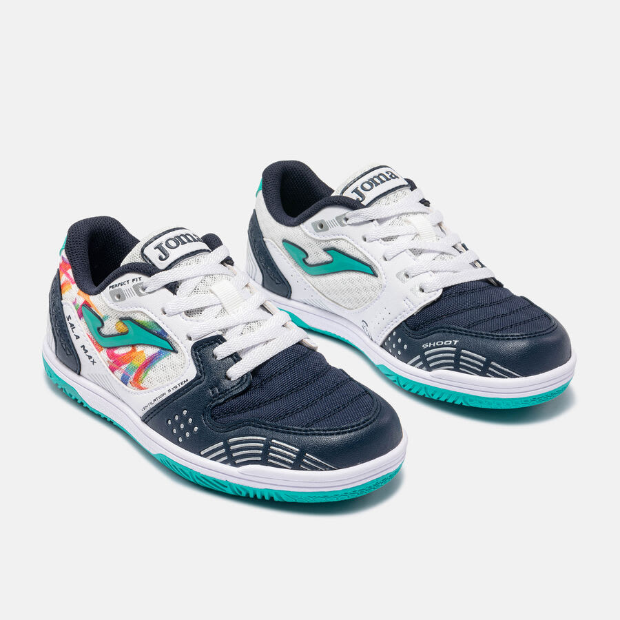 ZAPATILLA JOMA SALA MAX JR 2633 MARINO INDOOR - SMJW2633IN2